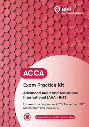 ACCA Advanced Audit and Assurance (International)