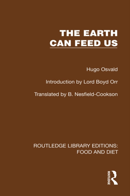 Book cover of: Earth Can Feed Us
