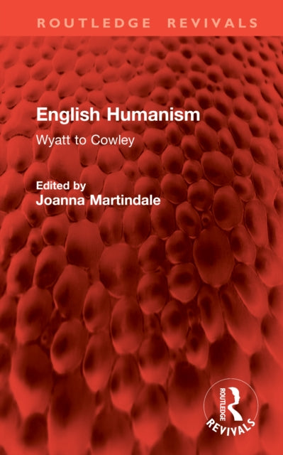 Book cover of: English Humanism. By: Joanna Martindale