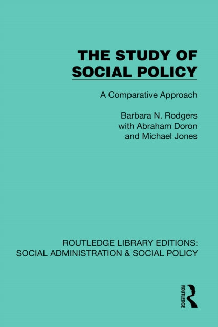 Book cover of: Study of Social Policy