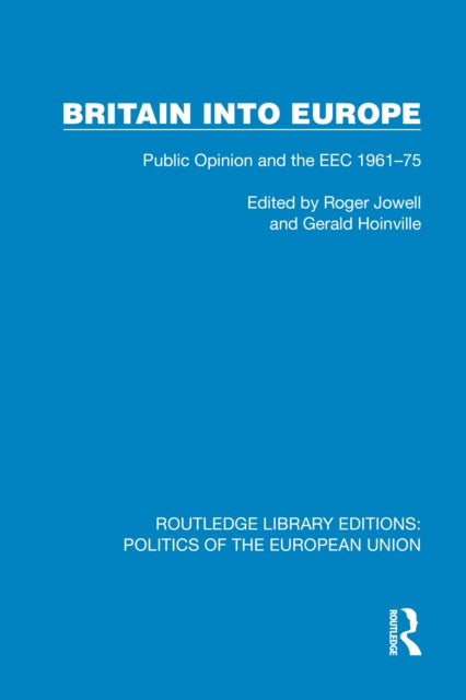 Book cover of: Britain into Europe