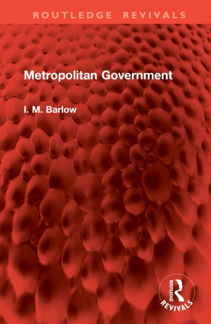 Book cover of: Metropolitan Government