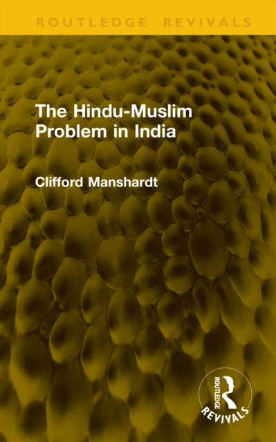 Book cover of: Hindu-Muslim Problem in India