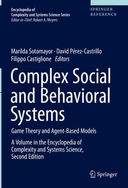 Book cover of: Complex Social and Behavioral Systems. By: Marilda Sotomayor