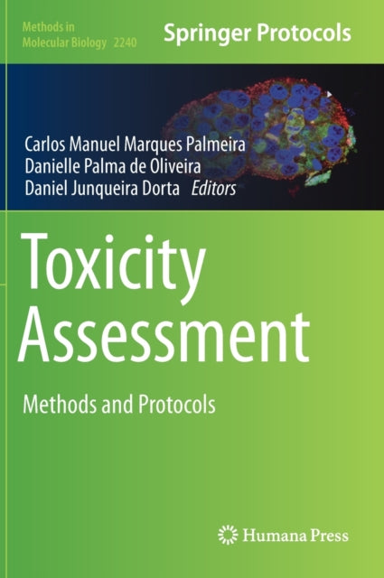 Book cover of: Toxicity Assessment. By: Carlos Manuel Marques Palmeira