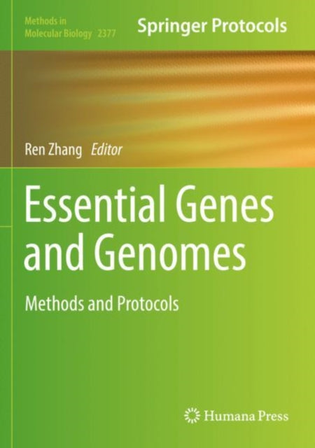 Book cover of: Essential Genes and Genomes. By: Ren Zhang