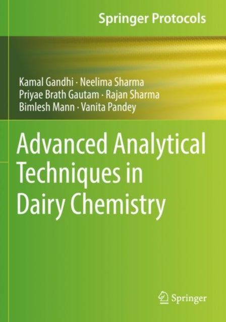 Book cover of: Advanced Analytical Techniques in Dairy Chemistry. By: Kamal Gandhi
