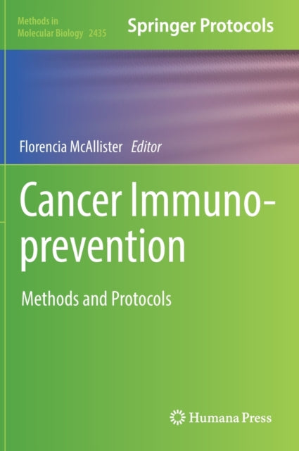Book cover of: Cancer Immunoprevention. By: Florencia McAllister