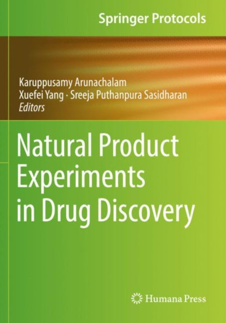 Book cover of: Natural Product Experiments in Drug Discovery. By: Karuppusamy Arunachalam