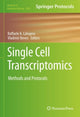Book cover of: Single Cell Transcriptomics. By: Raffaele Cologero