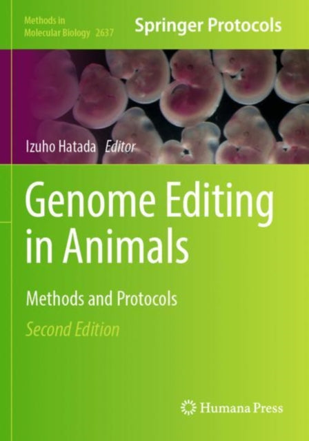 Book cover of: Genome Editing in Animals. By: Izuho Hatada