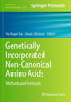 Book cover of: Genetically Incorporated Non-Canonical Amino Acids. By: Yu-Hsuan Tsai