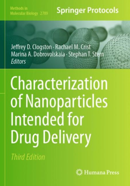 Book cover of: Characterization of Nanoparticles Intended for Drug Delivery