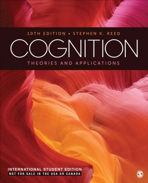 Book cover of: Cognition - International Student Edition. By: Stephen K. Reed