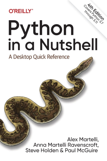 Book cover of: Python in a Nutshell. By: Alex Martelli