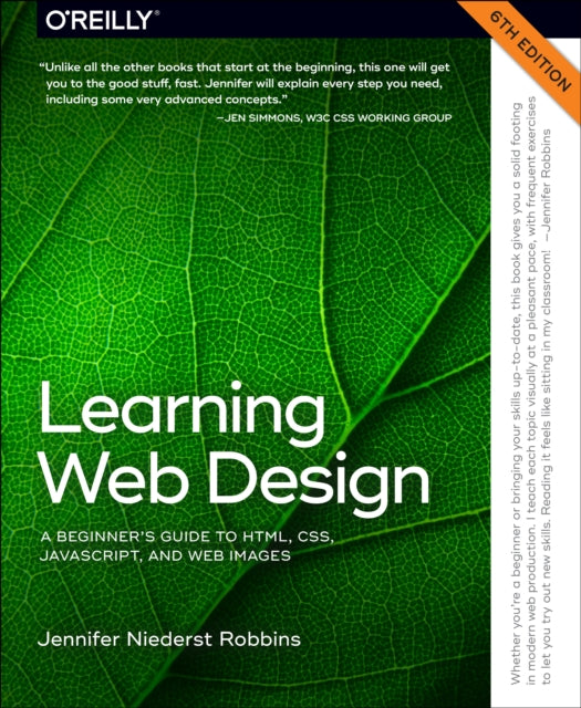 Book cover of: Learning Web Design. By: Jennifer Robbins