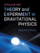 Book cover of: Theory and Experiment in Gravitational Physics. By: Clifford M. Will