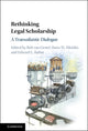 Book cover of: Rethinking Legal Scholarship. By: Rob van Gestel