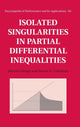 Book cover of: Isolated Singularities in Partial Differential Inequalities. By: Marius Ghergu