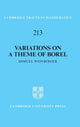 Book cover of: Variations on a Theme of Borel. By: Shmuel Weinberger