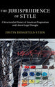 Book cover of: Jurisprudence of Style. By: Justin Desautels-Stein