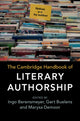 Book cover of: Cambridge Handbook of Literary Authorship. By: Ingo Berensmeyer