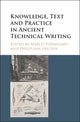 Book cover of: Knowledge, Text and Practice in Ancient Technical Writing. By: Marco Formisano