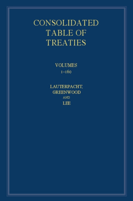 International Law Reports, Consolidated Table of Treaties