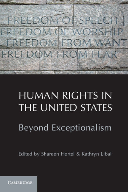 Book cover of: Human Rights in the United States. By: Shareen Hertel