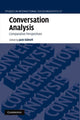 Book cover of: Conversation Analysis. By: Jack Sidnell