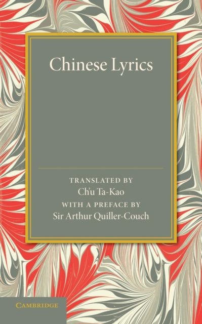 Book cover of: Chinese Lyrics. By: Ch'u Ta-Kao