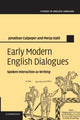 Book cover of: Early Modern English Dialogues. By: Jonathan Culpeper