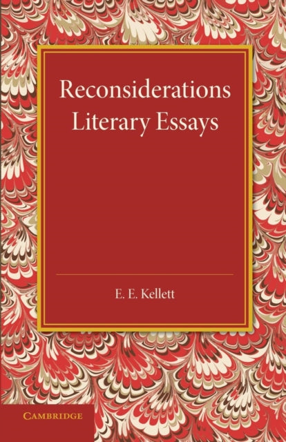 Book cover of: Reconsiderations. By: E. E. Kellett