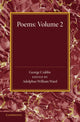 Book cover of: Poems: Volume 2. By: George Crabbe