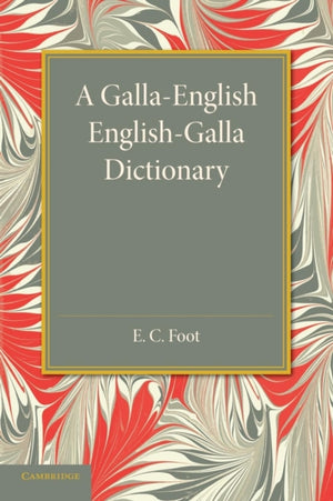 Galla-English English-Galla Dictionary