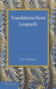 Book cover of: Translations from Leopardi. By: R. C. Trevelyan
