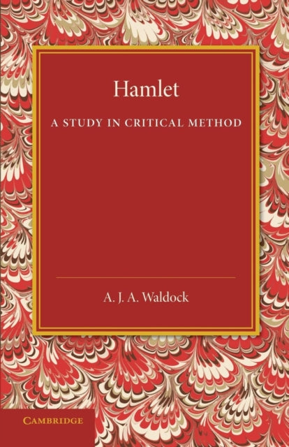 Book cover of: Hamlet. By: A. J. A. Waldock