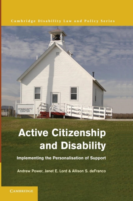 Book cover of: Active Citizenship and Disability. By: Andrew Power
