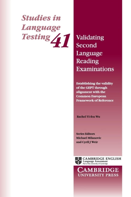 Book cover of: Validating Second Language Reading Examinations. By: Yi-fen WuRachel