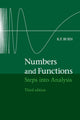 Book cover of: Numbers and Functions. By: R. P. Burn