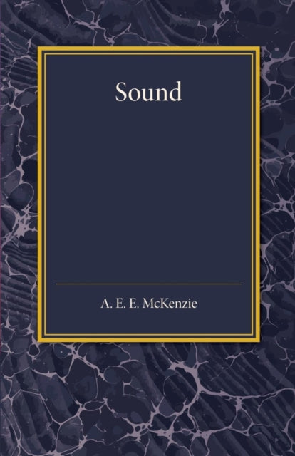 Book cover of: Sound. By: A. E. E. McKenzie