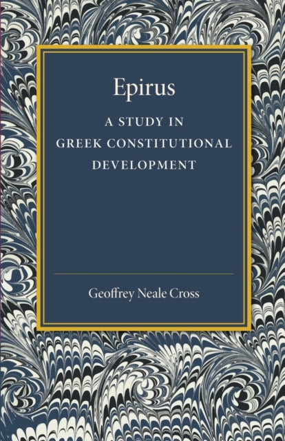 Book cover of: Epirus. By: Geoffrey Neale Cross