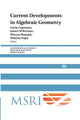 Book cover of: Current Developments in Algebraic Geometry. By: Lucia Caporaso