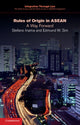 Book cover of: Rules of Origin in ASEAN. By: Stefano Inama