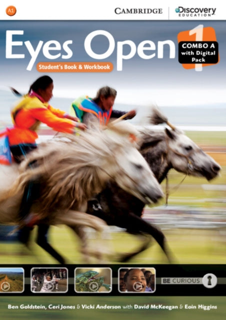 Book cover of: Eyes Open Level 1 Combo A with Online Workbook and Online Practice. By: Ben Goldstein