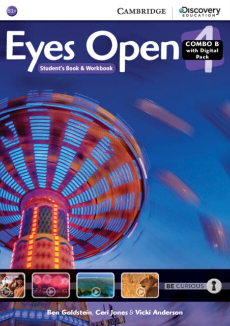 Book cover of: Eyes Open Level 4 Combo B with Online Workbook and Online Practice. By: Ben Goldstein