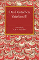 Book cover of: Des Deutschen Vaterland: Volume 2. By: Georg Kamitsch