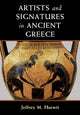Book cover of: Artists and Signatures in Ancient Greece. By: Jeffrey M. Hurwit