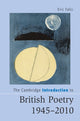 Book cover of: Cambridge Introduction to British Poetry, 1945–2010. By: Eric Falci