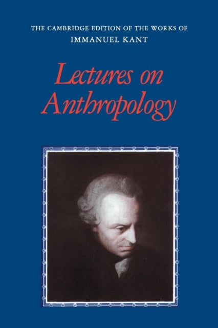 Book cover of: Lectures on Anthropology. By: Immanuel Kant